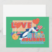 LOONEY TUNES™ | SYLVESTER™ & TWEETY™Houden van Fee Notitiekaartje (Voorkant / Achterkant)