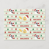 LOONEY TUNES™ SYLVESTER™ & TWEETY™ Kerstpatroon Feestdagenkaart (Voorkant)