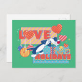 LOONEY TUNES™ | SYLVESTER™ & TWEETY™Love Feestdage Briefkaart (Voorkant / Achterkant)