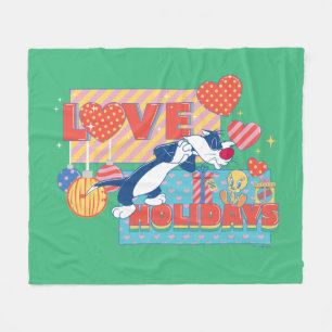 LOONEY TUNES™   SYLVESTER™ & TWEETY™Love Feestdage Fleece Deken