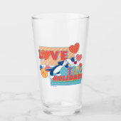 LOONEY TUNES™ | SYLVESTER™ & TWEETY™Love Feestdage Glas (Voorkant)