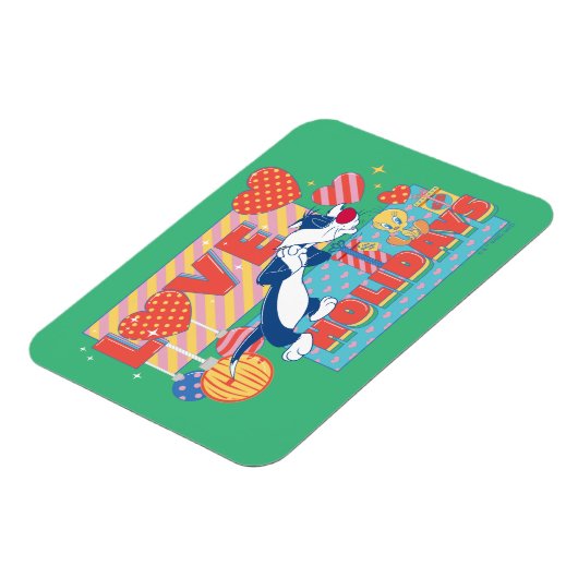LOONEY TUNES™ | SYLVESTER™ & TWEETY™Love Feestdage Magneet (Linkerzijde)