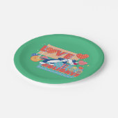 LOONEY TUNES™ | SYLVESTER™ & TWEETY™Love Feestdage Papieren Bordje (Gekanteld)