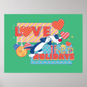 LOONEY TUNES™   SYLVESTER™ & TWEETY™Love Feestdage Poster