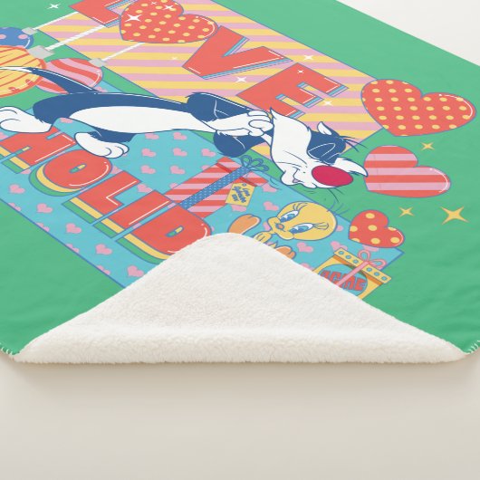 LOONEY TUNES™ | SYLVESTER™ & TWEETY™Love Feestdage Sherpa Deken (3/4)