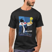 Looney Tunes Sylvester Tweety Sandwich T-shirt (Voorkant)