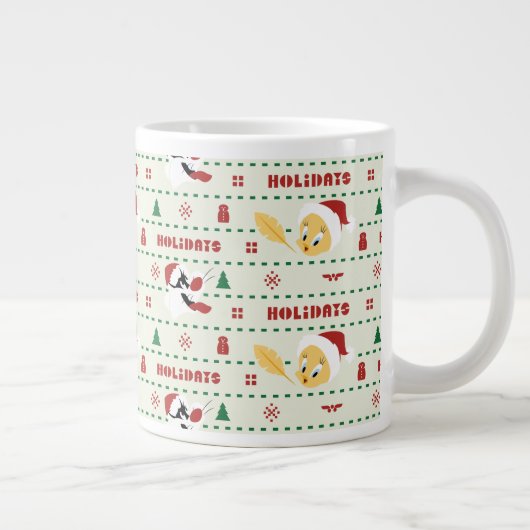LOONEY TUNES™ SYLVESTER™ & TWEETY™ vakantiepatroon Grote Koffiekop (Rechts)