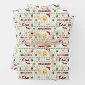 LOONEY TUNES™ SYLVESTER™ & TWEETY™ vakantiepatroon Inpakpapier Vel (In situ)