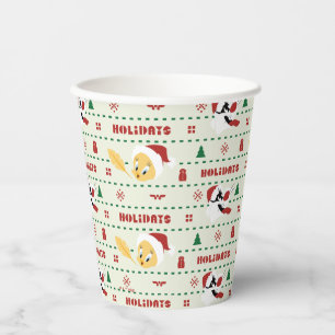 LOONEY TUNES™ SYLVESTER™ & TWEETY™ vakantiepatroon Papieren Bekers