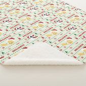 LOONEY TUNES™ SYLVESTER™ & TWEETY™ vakantiepatroon Sherpa Deken (3/4)