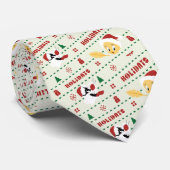 LOONEY TUNES™ SYLVESTER™ & TWEETY™ vakantiepatroon Stropdas (Opgerold)