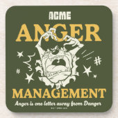 LOONEY TUNES™ |TAZ™ ACME Anger Management Bier Onderzetter (Voorkant)