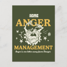 LOONEY TUNES™ |TAZ™ ACME Anger Management Briefkaart