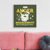 LOONEY TUNES™ |TAZ™ ACME Anger Management Canvas Afdruk (Insitu (Woonkamer))
