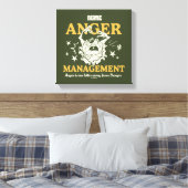 LOONEY TUNES™ |TAZ™ ACME Anger Management Canvas Afdruk (Insitu (Slaapkamer))