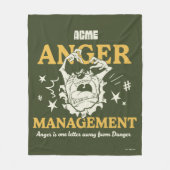 LOONEY TUNES™ |TAZ™ ACME Anger Management Fleece Deken (Voorkant)