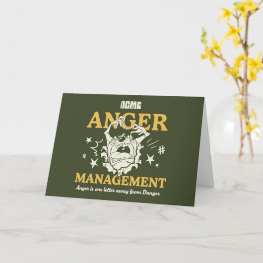 LOONEY TUNES™ |TAZ™ ACME Anger Management Kaart (Gele Bloem)