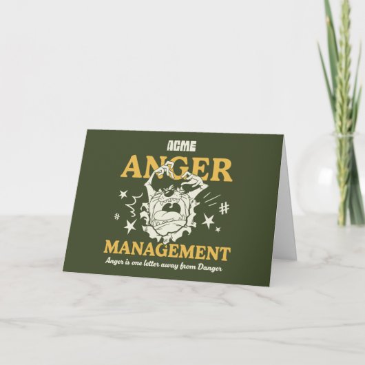 LOONEY TUNES™ |TAZ™ ACME Anger Management Kaart (Voorkant)