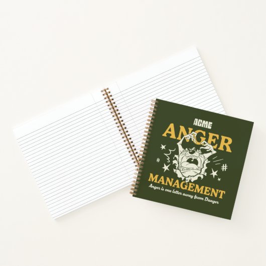LOONEY TUNES™ |TAZ™ ACME Anger Management Notitieboek (Binnen)