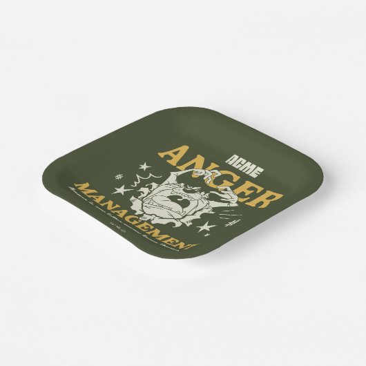 LOONEY TUNES™ |TAZ™ ACME Anger Management Papieren Bordje (Gebogen)