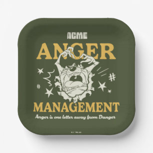 LOONEY TUNES™ TAZ™ ACME Anger Management Papieren Bordje