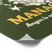 LOONEY TUNES™ |TAZ™ ACME Anger Management Poster (Hoek)