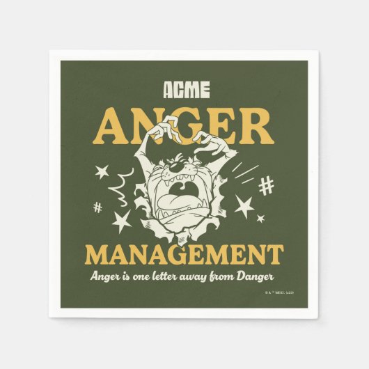 LOONEY TUNES™ |TAZ™ ACME Anger Management Servet (Voorkant)