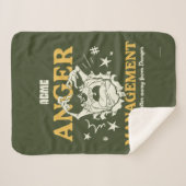 LOONEY TUNES™ |TAZ™ ACME Anger Management Sherpa Deken (Voorkant (horizontaal))