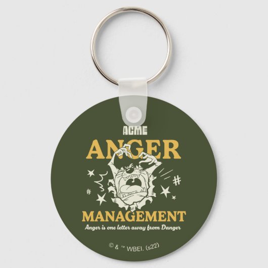 LOONEY TUNES™ |TAZ™ ACME Anger Management Sleutelhanger (Voorkant)