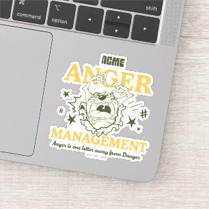 LOONEY TUNES™  TAZ™ ACME Anger Management Sticker