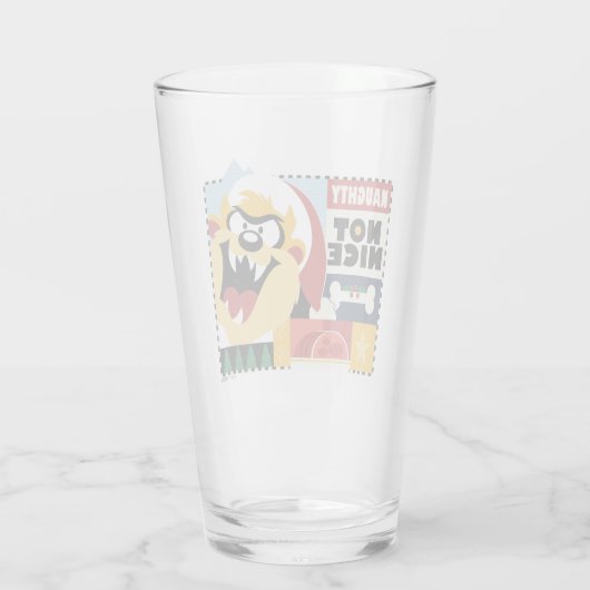 LOONEY TUNES™ TAZ™ Naughty Not Nice Glas (Achterkant)