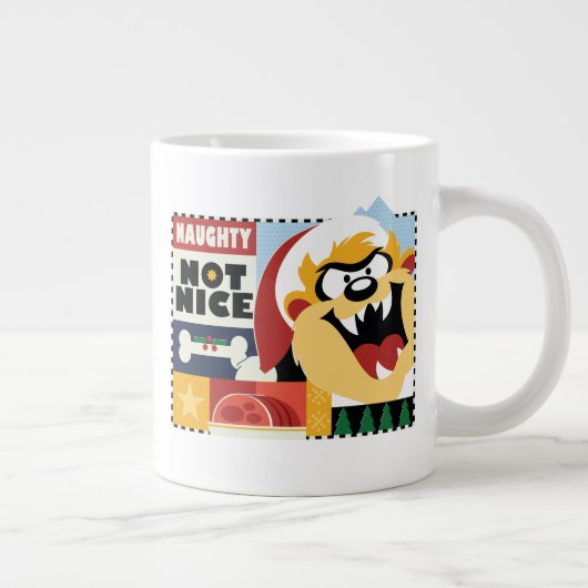 LOONEY TUNES™ TAZ™ Naughty Not Nice Grote Koffiekop (Rechts)
