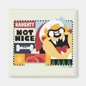LOONEY TUNES™ TAZ™ Naughty Not Nice Magneet (Voorkant)