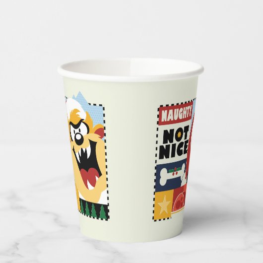 LOONEY TUNES™ TAZ™ Naughty Not Nice Papieren Bekers (Links)