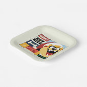 LOONEY TUNES™ TAZ™ Naughty Not Nice Papieren Bordje (Gebogen)