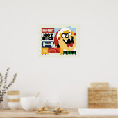 LOONEY TUNES™ TAZ™ Naughty Not Nice Poster (Keuken)