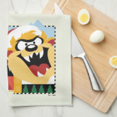 LOONEY TUNES™ TAZ™ Naughty Not Nice Theedoek (Quarter Fold)