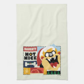 LOONEY TUNES™ TAZ™ Naughty Not Nice Theedoek (Verticaal)