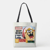 LOONEY TUNES™ TAZ™ Naughty Not Nice Tote Bag (Achterkant)