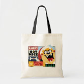 LOONEY TUNES™ TAZ™ Naughty Not Nice Tote Bag (Voorkant)