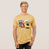 LOONEY TUNES™ TAZ™ Naughty Not Nice Tri-Blend Shirt (Voorkant volledig)