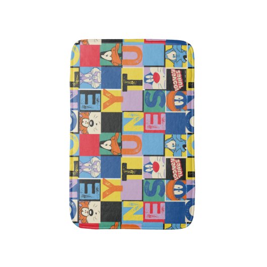 LOONEY TUNES™-tekencheckerblokken Badmat (Voorkant Verticaal)