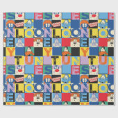 LOONEY TUNES™-tekencheckerblokken Cadeaupapier (Vlak)