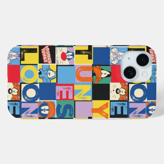 LOONEY TUNES™-tekencheckerblokken Case-Mate iPhone Case (Achterkant (horizontaal))