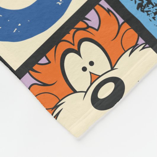 LOONEY TUNES™-tekencheckerblokken Fleece Deken (Hoek)
