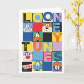 LOONEY TUNES™-tekencheckerblokken Kaart (Gele Bloem)