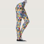 LOONEY TUNES™-tekencheckerblokken Leggings (Rechts)