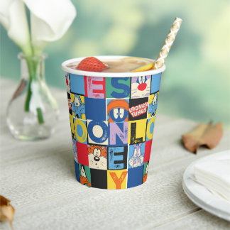 LOONEY TUNES™-tekencheckerblokken Papieren Bekers