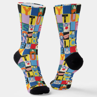 LOONEY TUNES™-tekencheckerblokken Sokken