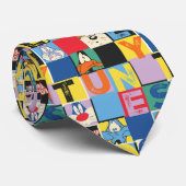 LOONEY TUNES™-tekencheckerblokken Stropdas (Opgerold)